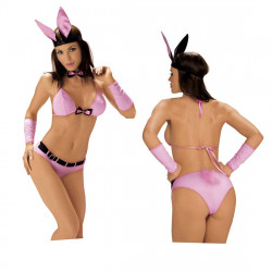 Kostým Play boy bunny L-XL/Pink králík