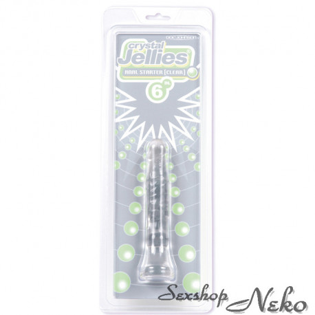 ANAL STARTER 6" CLEAR JELLY