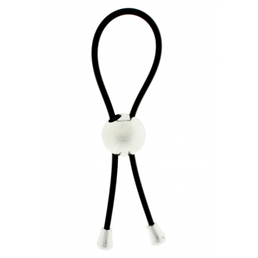 Černý škrtící kroužek na penis