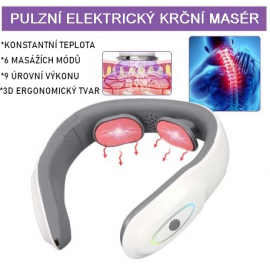 Elektrický pulzní krční masér