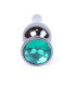 Anální kolík Jewellery Gold BUTT PLUG- Light Blue