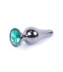 Anální kolík Jewellery Gold BUTT PLUG- Light Blue