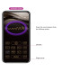 Vibrator Ethan purple, 12 vibration functions Mobile APP