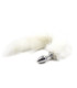 Plug anale con coda Long Fox Tail bianca