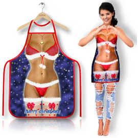 Zástěra vánoční motiv