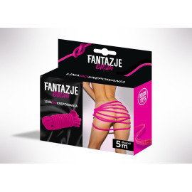 Bondážní lano Růžové