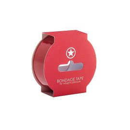 Nelepivá bondage páska červená