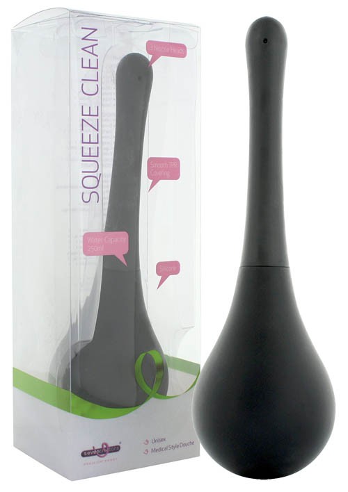 Intimní sprcha Squeeze Clean Black