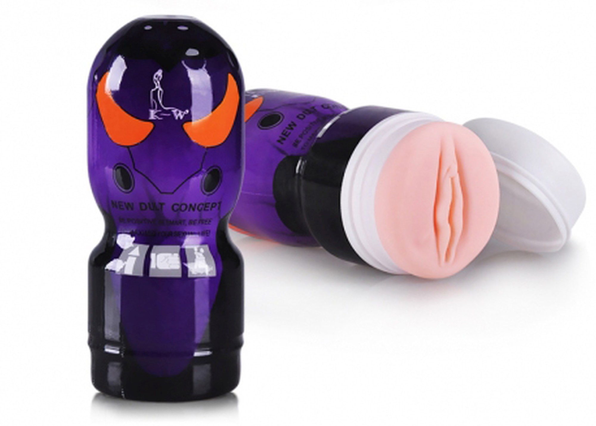 Purple flesh masturbator cup